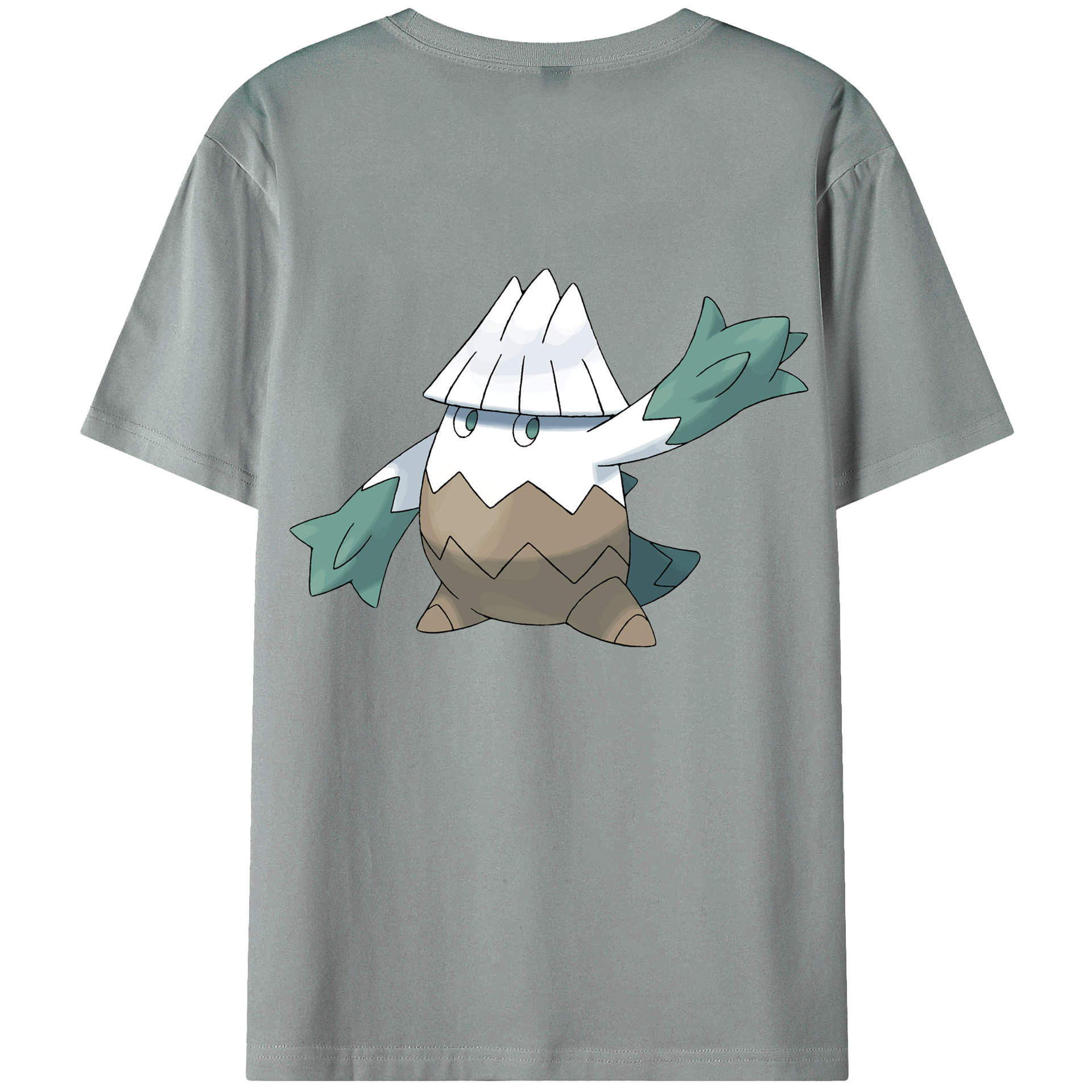 （画像用） ポケットモンスター Pokémon 綿100％ メンズ半袖Tシャツ（バックプリント） 通気性
